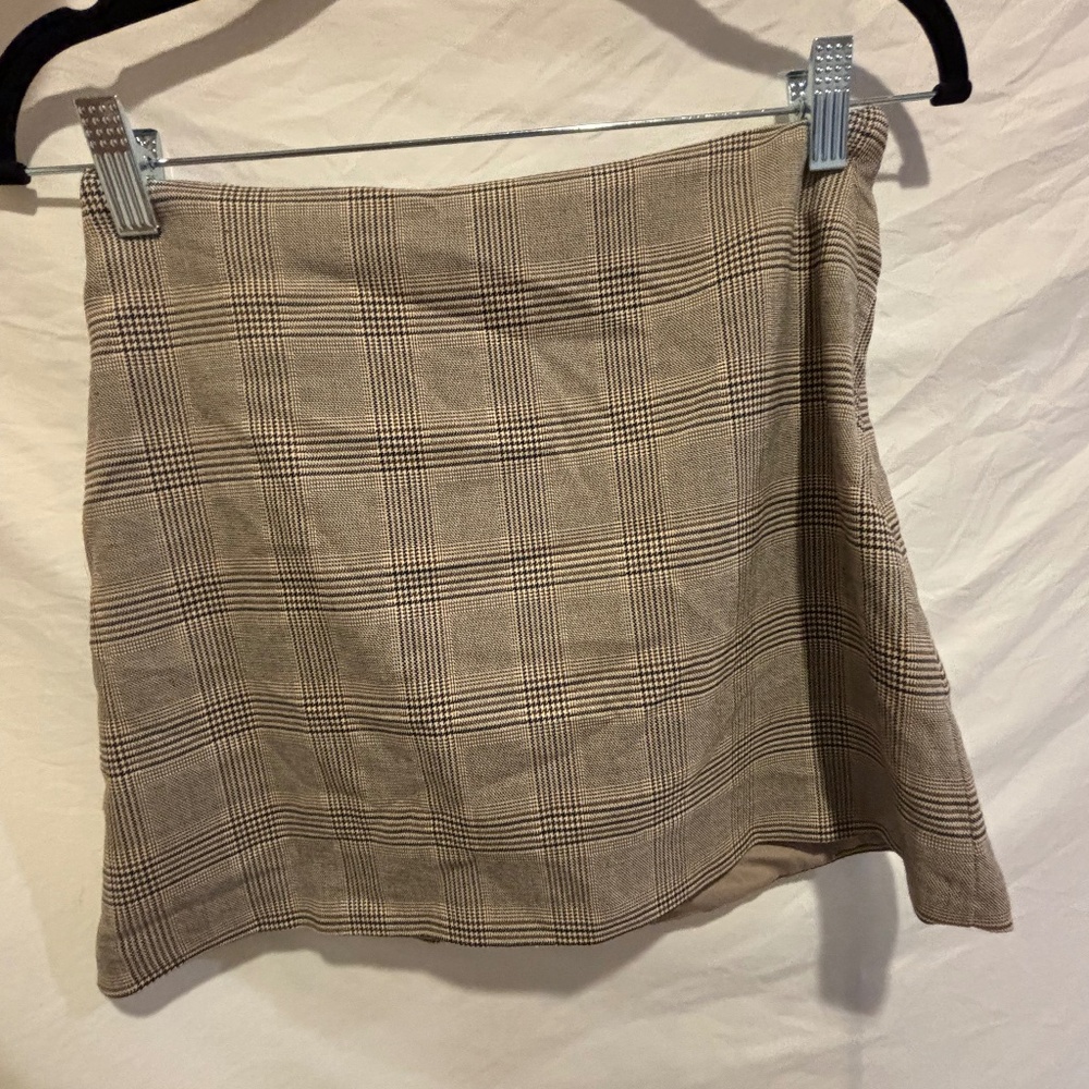 Plaid Mini Skirt